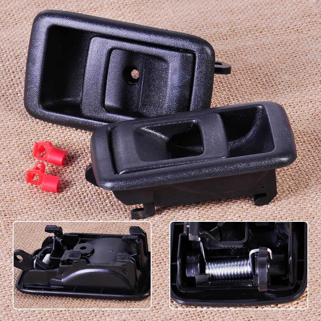 Us 7 38 12 Off Citall 2pcs Interior Door Handle Inner Front Rear Left Right Side Fit For Toyota Camry Tacoma 4runner Paseo Tercel 6920610070a In