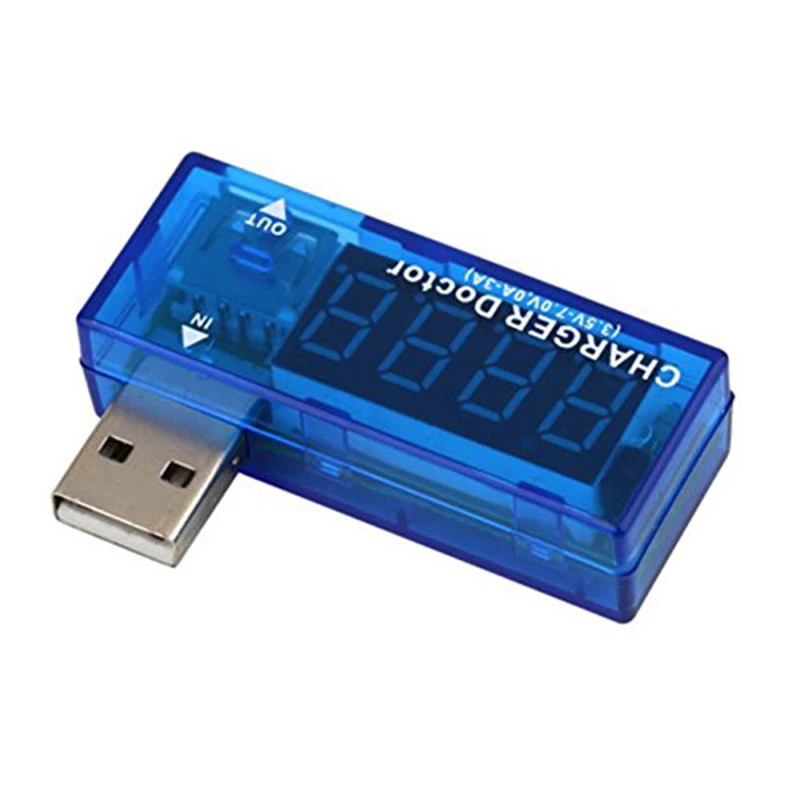 Цифровой USB Мобильный зарядный ток тестер напряжения метр мини USB зарядное устройство Доктор Вольтметр Амперметр автомобильное зарядное устройство