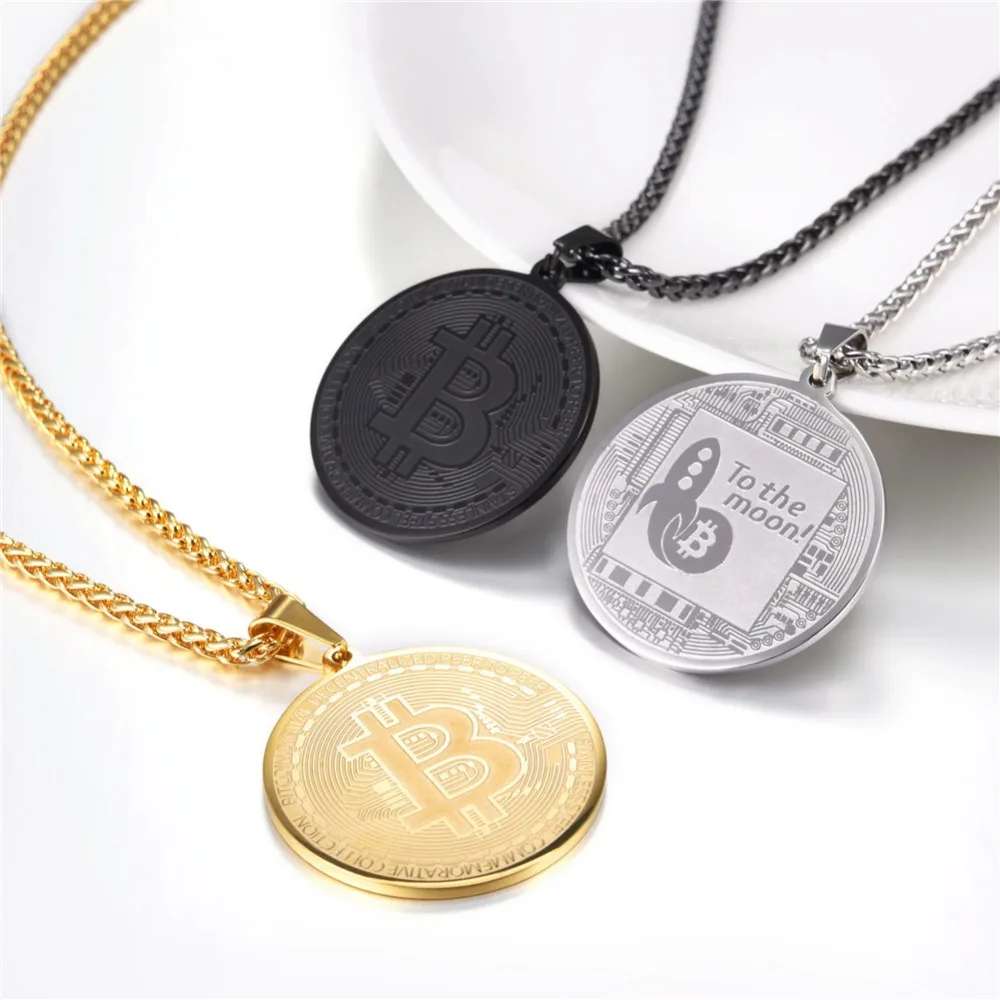 Men's Titanium Steel Necklace - Golden