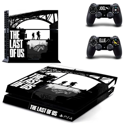 Виниловые наклейки с надписью The Last of Us Remastered Joel Ellie чехол для игры PS4 Для PS4 playstation 4 и 2 контроллера - Цвет: GYTM0029