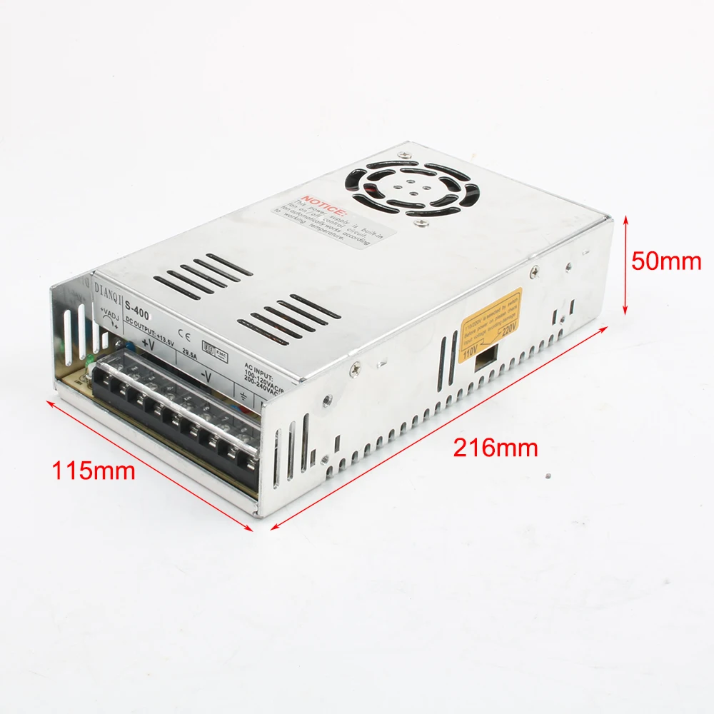 DIANQI S 400 12 48 5 AC DC импульсный источник питания для светодиодной ленты светильник 24 в