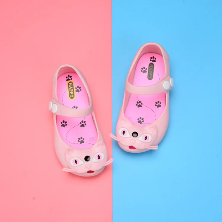 Mini Melissa/Новинка года; обувь для девочек; сандалии мыльницы отделанные хрусталем; детская обувь с перфорацией; детские сандалии принцессы для маленьких девочек
