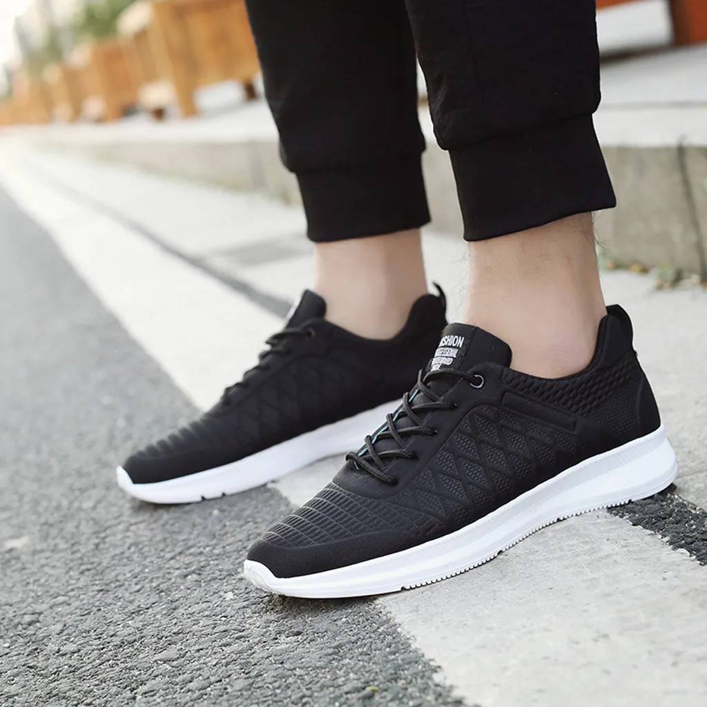 Men Fashion Outdoor Casual Lace-Up Sports Run Breathable Shoes Sneakers sport shoes men 2018 casual shoes men sneakers