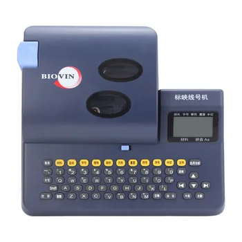 

2017 new BIOVIN PC Connection S710E USB Printer For Cable ID printer wire printer tube printing Electronic Lettering Machine