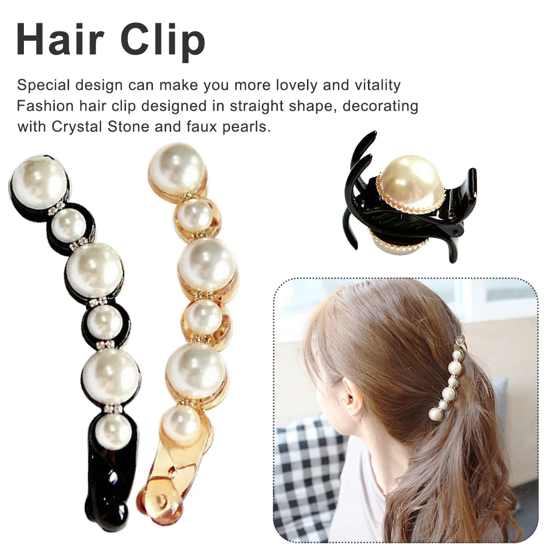 

Mini Crown Hair Claw Vintage Retro Hair Clips Wedding Party Gifts Pearl Crystal Rhinestone Hairpins hair jewelry