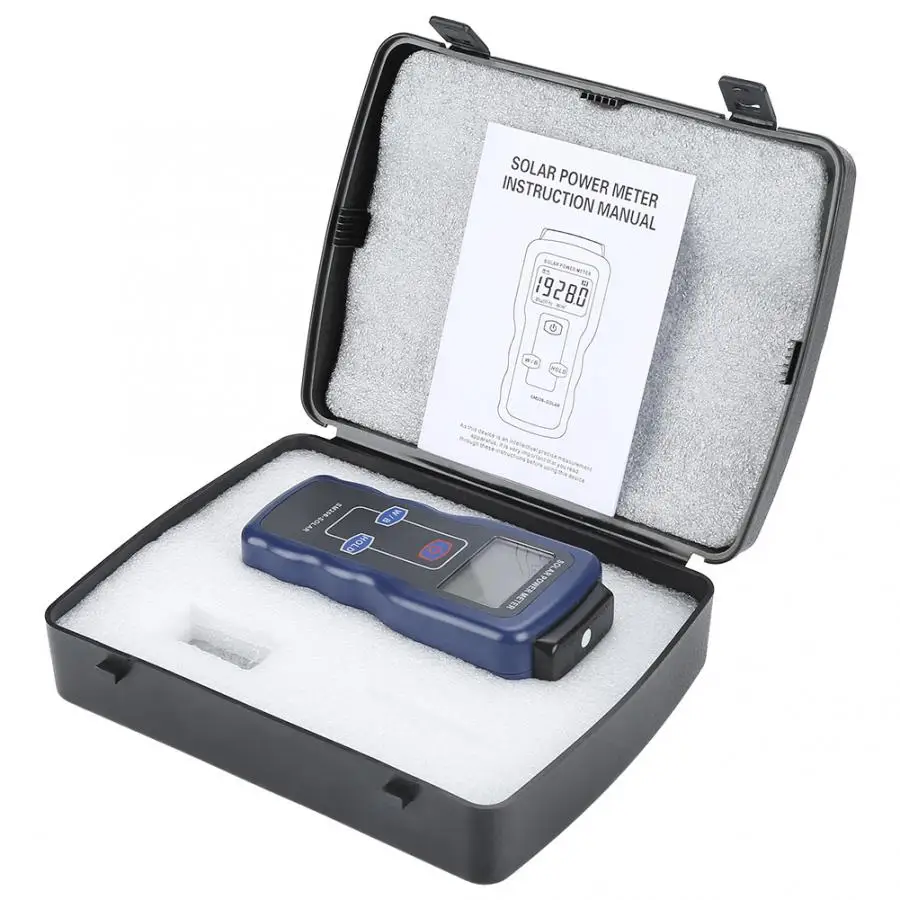 SM206 Digital Sun Light Radiation Measuring Testing Instrument Solar Power Meter SM206 Digital Sun Light Radiation Measuring Testing Instrument Solar Power Meter