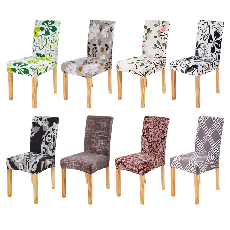 Чехол для кресла спандекс кухня Slipcover Съемный Анти-грязный чехол для банкета свадебный ужин Ресторан housse де шезлонг 1 шт. - изображение