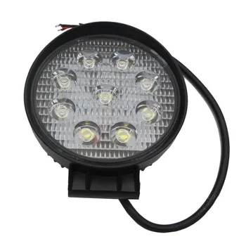 

1Pcs 27W LED Work Light 12V IP67 Spot/Flood Fog Light Off Road ATV Tractor Train Bus Boat Floodlight ATV UTV Work Light