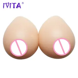 IVITA 600 г реалистичные силиконовые груди накладная грудь для трансвеститов транссексуалов перетащите queen Трансвестит мастэктомии Горячие