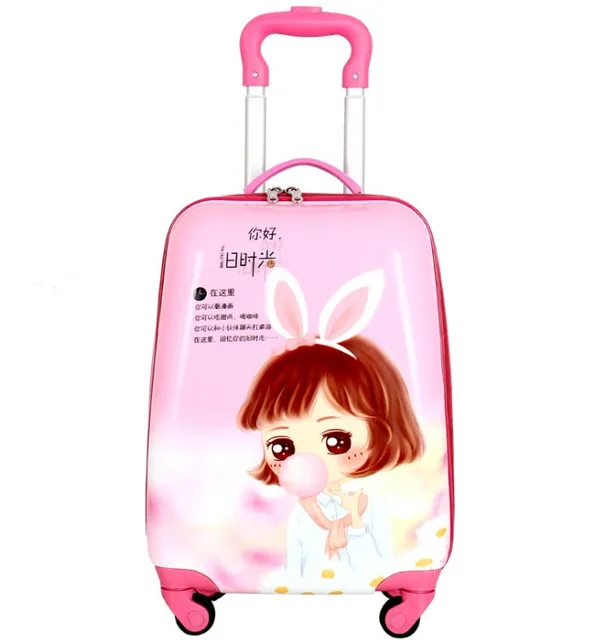 TRAVEL TALE 16 inch girls cheap small rolling luggage kids suitcase