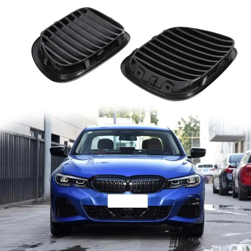 

1 Pair Gloss Black Front Kidney Grilles 51138412949 51138412950 for BMW Z3 1996-2002 Racing Grills Car Accessories