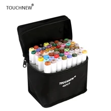TOUCHNEW 30/40/60/80/168 Colors Artist Dual Head Sketch Markers Set For Manga Marker School Drawing Marker Pen Design Supplies