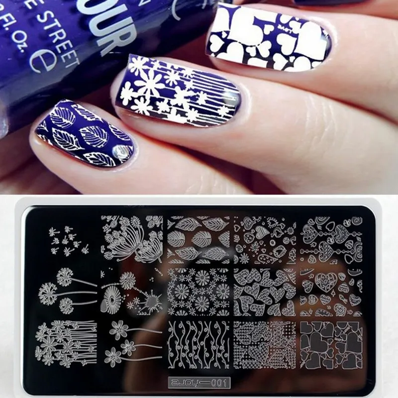 1Pc ZJOY Stamp Plates Round/ Rectangle/ Big Size (XL) Nail Stamping Template Flower/ Cartoon Stamp Nail Stamping Plates 63 Style 1Pc ZJOY Stamp Plates Round/ Rectangle/ Big Size (XL) Nail Stamping Template Flower/ Cartoon Stamp Nail Stamping Plates 63 Style