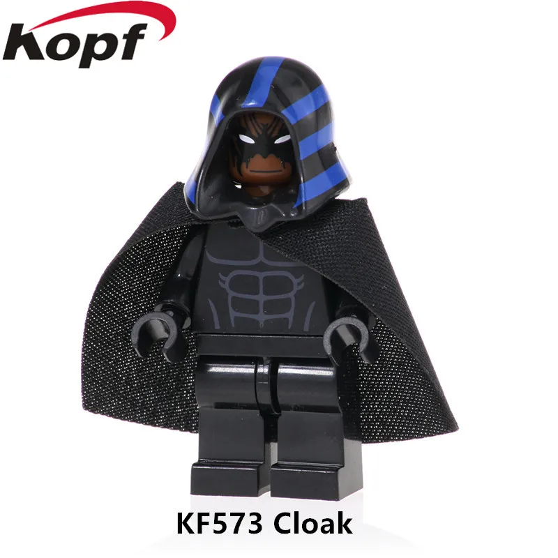 

KF573 Single Sale Figures Cloak Joker Action Dagger Deadpool Bricks Building Blocks Collection For Children Toys Christmas Gift