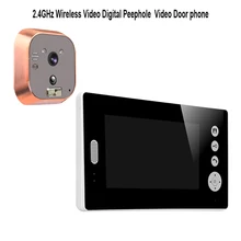 Домашняя безопасность 2,4 ГГц Беспроводная Видео Цифровая Дверь глаз зритель камера Умный дом