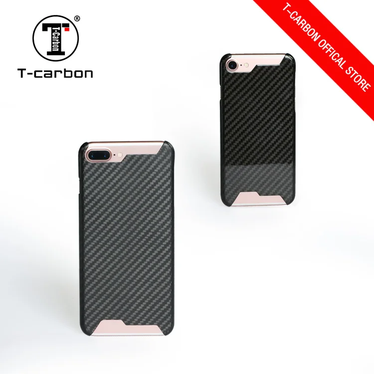 T-CARBON Прямая с фабрики углеродного волокна чехол для телефона Apple 7