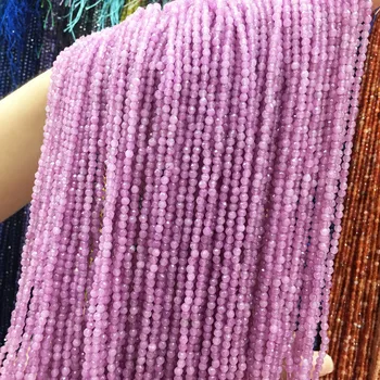 

Natural Stone Small Beads 3 mm Section Loose Bead for Jewelry Making Necklace DIY Bracelet