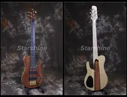 Starshine высокое качество 5 струны для электрической Басс гитара YL-BS90 одноцветное RedWood Топ ASH тело золото аппаратных Active 3 предмета клен шеи