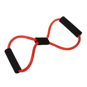 

Resistance Band Tube Fitness Muscle Workout Exercise Yoga Cord Elastic 8 Type