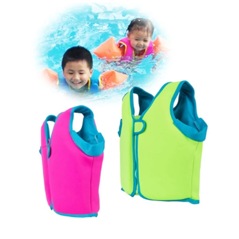 Дети утолщаются Одежда для купания Детские купальники безопасности аксессуары для плавания Ребенок Плавучести дрейфующих жилет