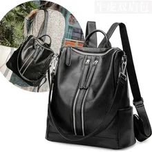 2017 nuevo cuero de moda de corea bolsas estudiantiles mochilas para adolescentes chicas mujer travel back pack