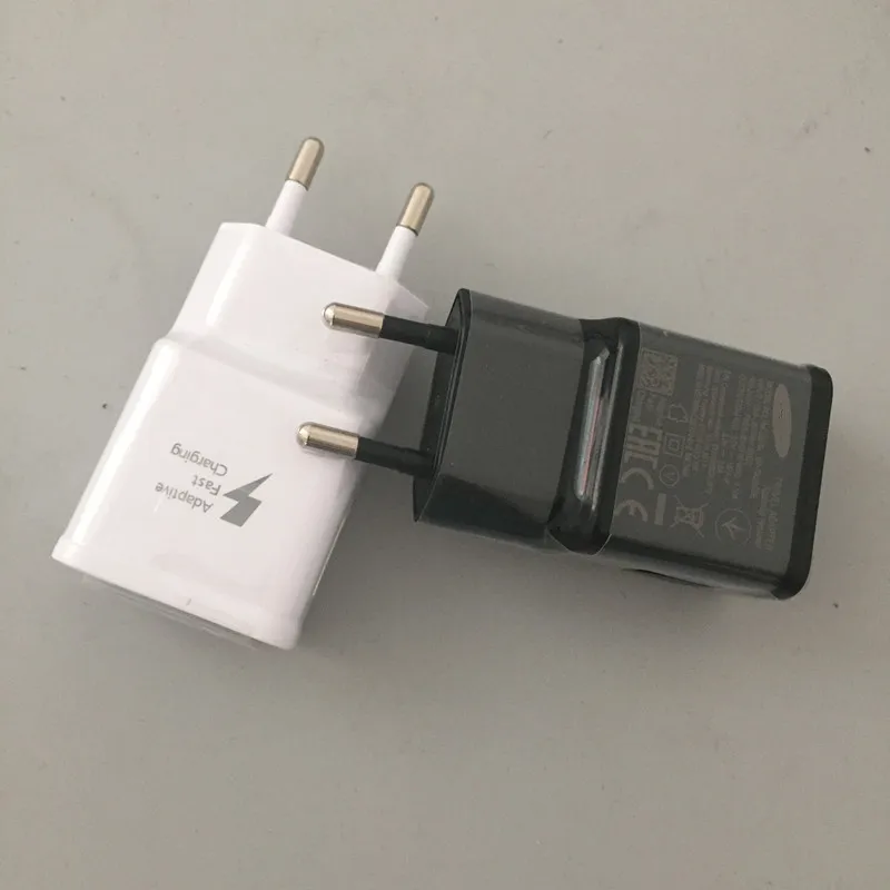 

10pcs/lot,High quality US/EU Plug 5V 2A Fast Charging Travel adapter Wall Fast Charger For Samsung S9 S8 plus S7 S6 Edge Note 4