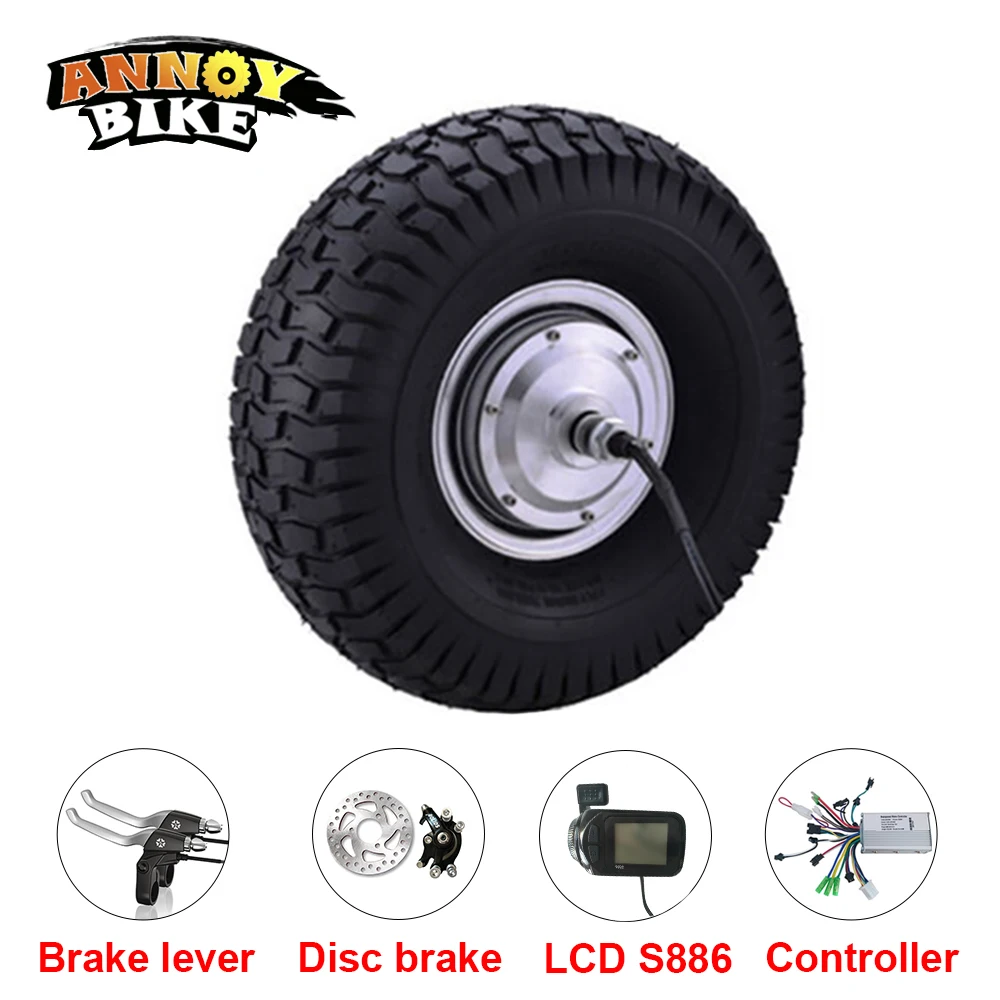 Электрическая тачка с мотором 15 дюймов 48 В 350 Вт/500 Вт/800 Вт|hub motor electric|electric scooter motorhub