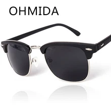 OHMIDA Párrafo gafas de Sol de Espejo de Los Hombres Gafas de Moda Diseñador de la Marca de La Vendimia Oculos gafas de Lentes de sol de Las Mujeres Retro