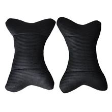 2 шт черная нейлоновая сетчатая крышка волокна подушки для автомобилей