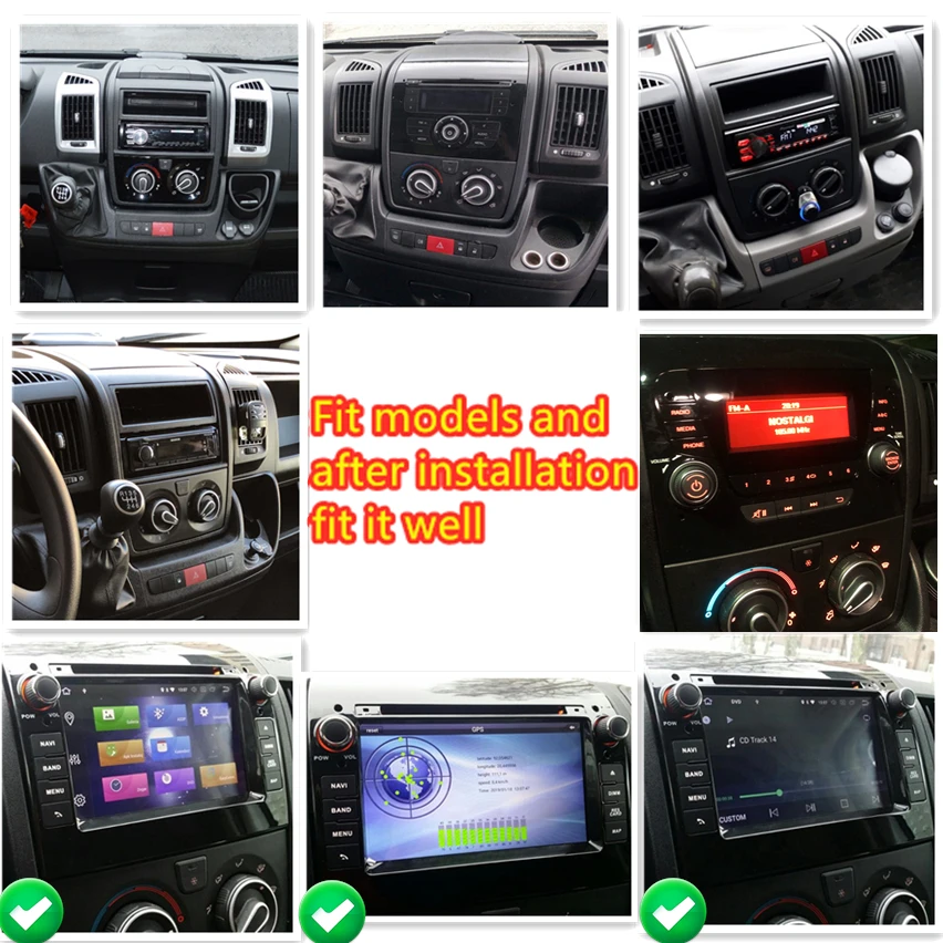 4G ram Android 9,0 автомобильный dvd-плеер для Fiat Ducato CITROEN Jumper PEUGEOT Boxer gps Авторадио Стерео Мультимедиа Восьмиядерный хедуни