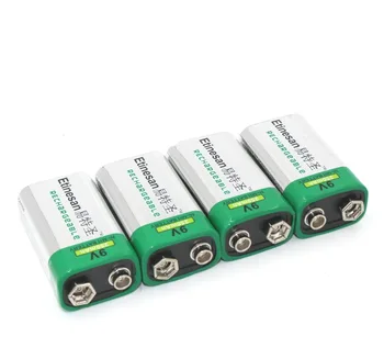 

4pcs/lot Etinesan 250mah 9v nimh Rechargeable 9 Volt Battery , wireless microphone ,toy ,mike,Multimeter . cheap and good