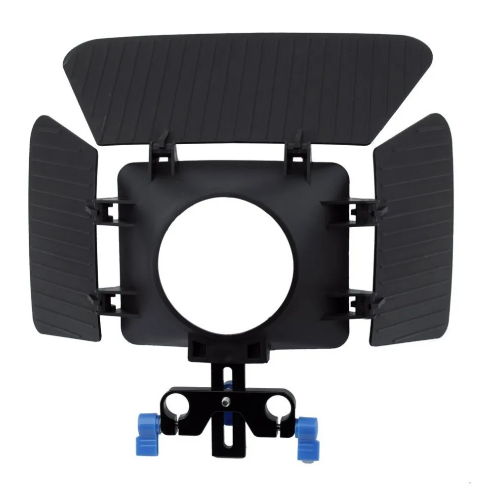 Matte Box for 15mm Rail Rod Suppot Follow Focus Rig System DSLR Camera Canon 700D Nikon D7100 Free Shipping | Электроника