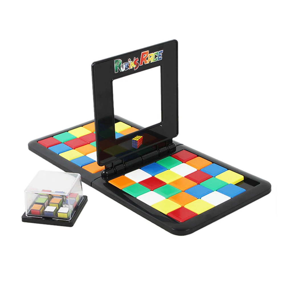 

Rubiks Race Board Game Parent-child Slide double game cube puzzle Funny Party Magic Cubes Toys puzzles For kids adults