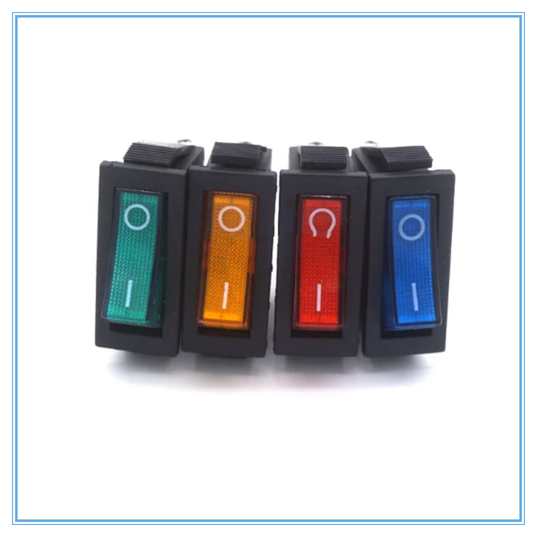 

On-Off 3Pin DPST Rocker Switch 15A/20A 250V/125VAC KCD3 12x10mm