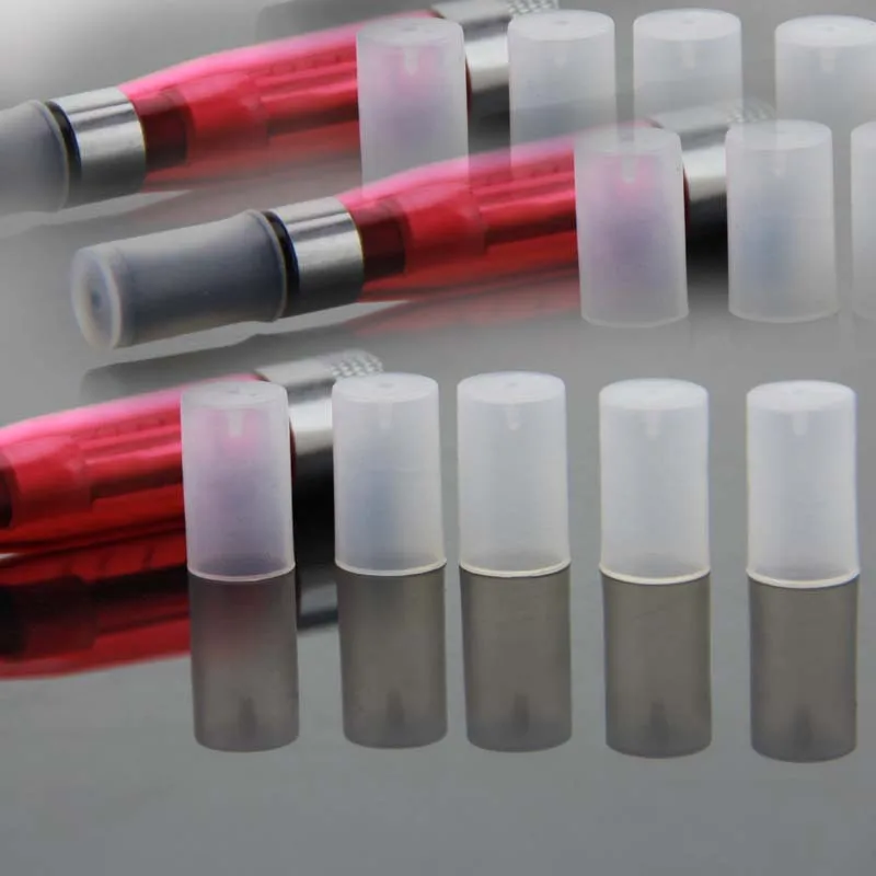 

E-XY 100pcs E Cigarette Cap Silicon Cover Drip Tip Cap Atomizer Cover Dustproof Soft Mouthpiece For eGo CE4/CE5/CE6 Atomizer