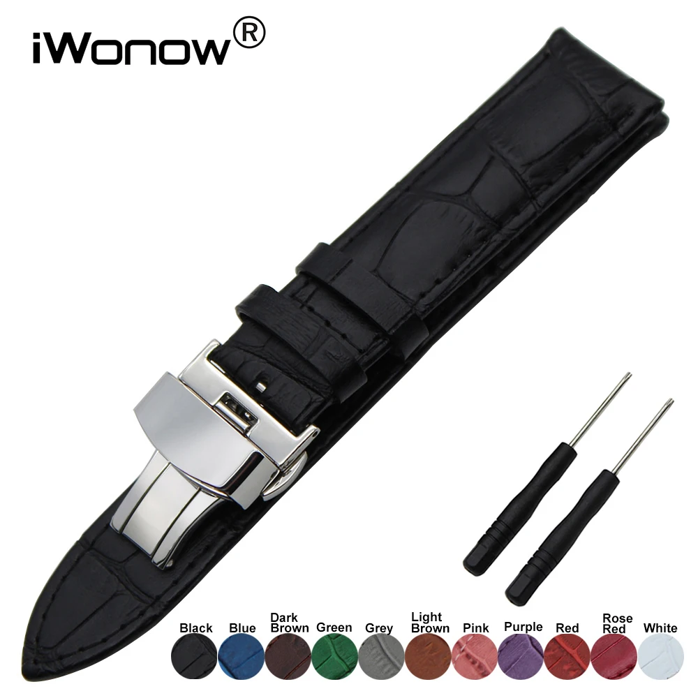Koop Lederen Horlogeband + Tool voor Garmin Fenix 3 5X5 S 5 Vivoactive HR Smart Horloge Band Staal Sluiting Strap Pols Riem Armband