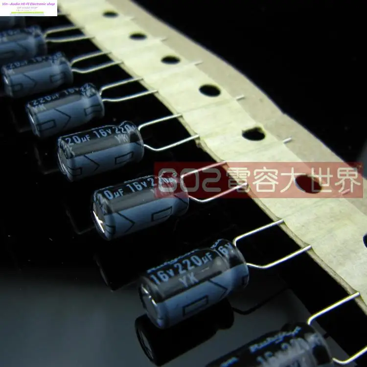 

2018 Black Promotion Kit 50pcs Japan Ruby Rubycon 16v220uf Electrolytic Capacitor 220uf 16v 6.3*11 Yk Series 85 Free Shipping