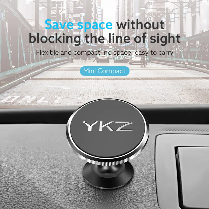 Автомобильный держатель YKZ 2 Style магнитный для iphone X XR XS MAX Samsung Xiamomi Air Vent GPS