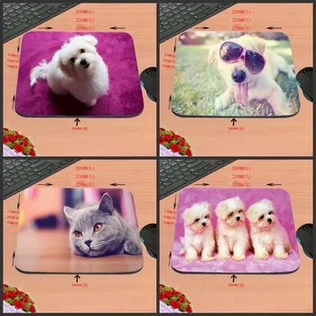 

DIY Will Tease You Play Puppy Custom, High-Definition Computer Mouse Pad Non-Slip Rubber Rectangle Decorate Your Desk, As A Gift