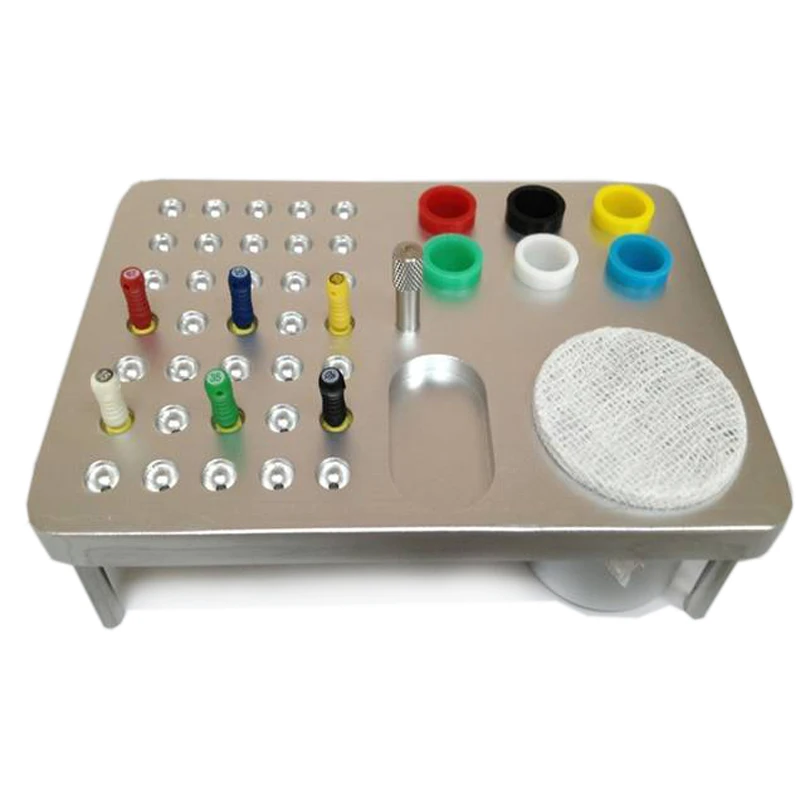 Aluminum alloy three-purpose Dental Disinfection Box Case For dental files Gutta Percha Points Endodontic Holder Aluminum alloy three-purpose Dental Disinfection Box Case For dental files Gutta Percha Points Endodontic Holder