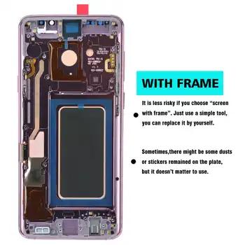 2960*1440 100% ORIGINAL LCD with Frame for SAMSUNG Galaxy S9 Plus Display S9+ G965F G965 Touch Screen Digitizer+Service Pack