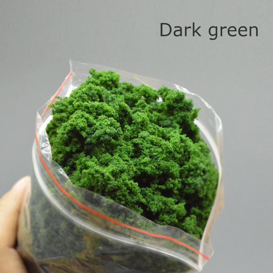 Grass Powder Tree Toy Sand Table Making Model Dark Green Ttrain Construction Mini Landscape Diorama Christmas Grass Powder