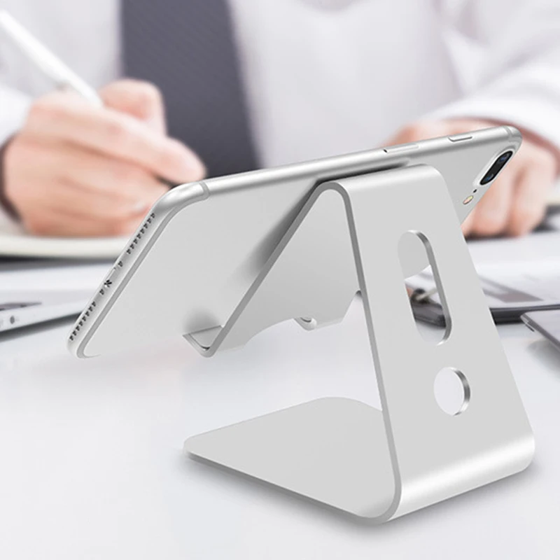 Mobile Phone Holder Stand Aluminium Alloy Metal Tablet Stand Universal Holder for iPhone X/8/7/6/5 Plus for Samsung Phone Mobile Phone Holder Stand Aluminium Alloy Metal Tablet Stand Universal Holder for iPhone X/8/7/6/5 Plus for Samsung Phone