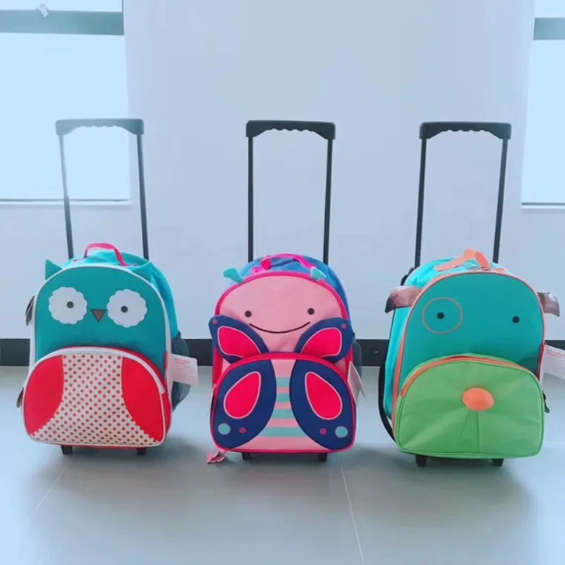 

Animal Paradise Children's Luggage,Lightweight Luggage Suitcase,Primary School Cartoon Shoulder Bag,New Trolley pack,Roller car
