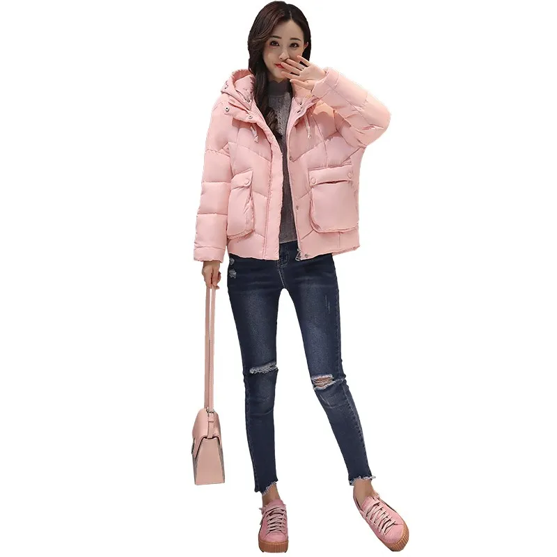 Fashion women's cotton coat short new thick bread clothing winter down jacket wild women | Женская одежда