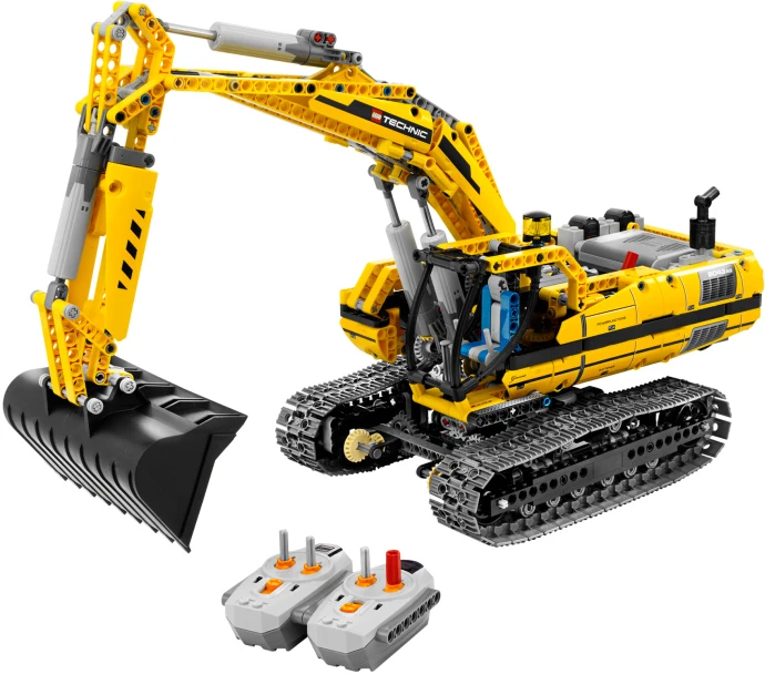 

Technic Series Excavator Model 1123Pcs with Motor Building blocks Bricks Compatible Legoings Toys Gift