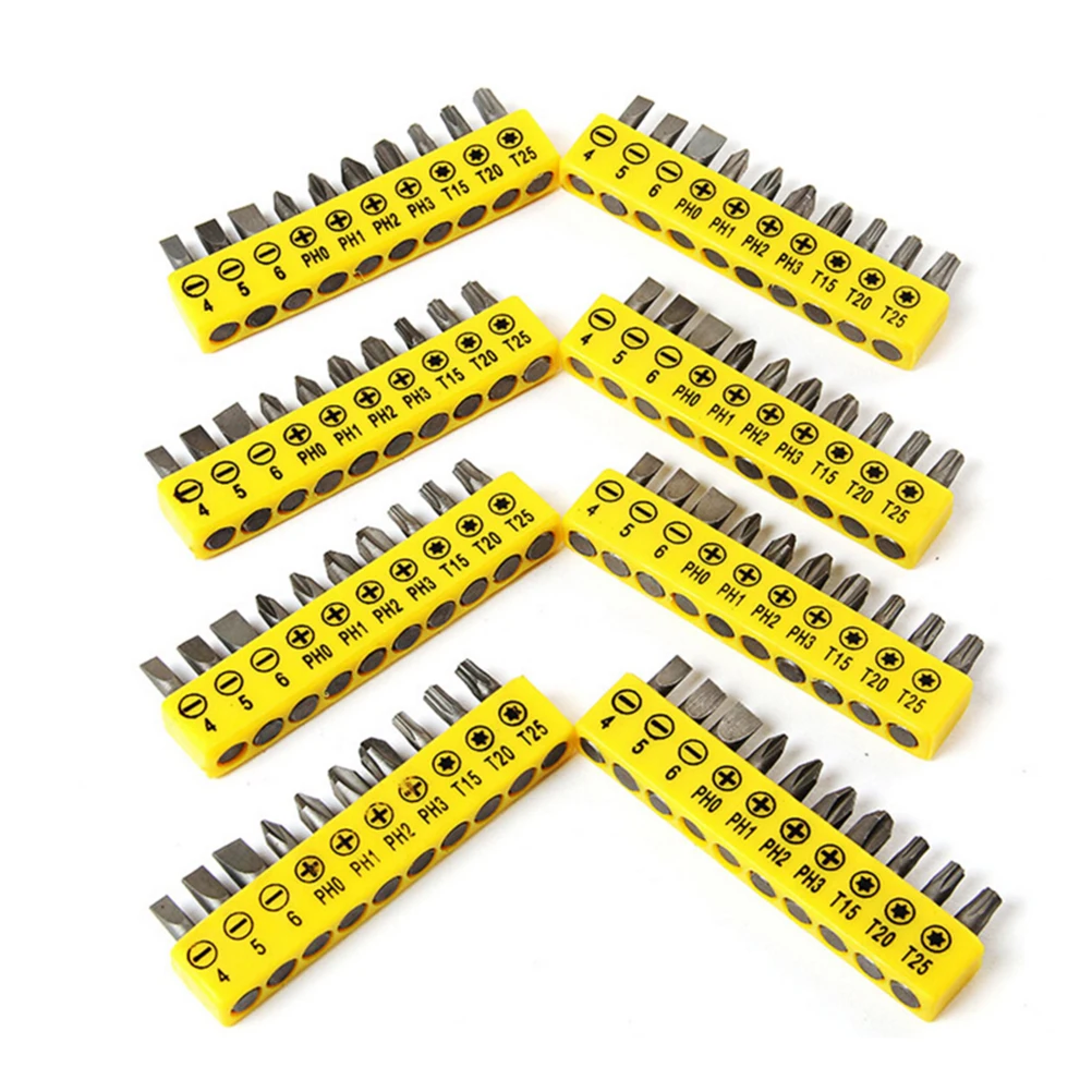 

10pcs/Set Multifunctionl Versatile Screwdrivers Electric Alloy Steel Screwdriver Bits For Screwdriver Set