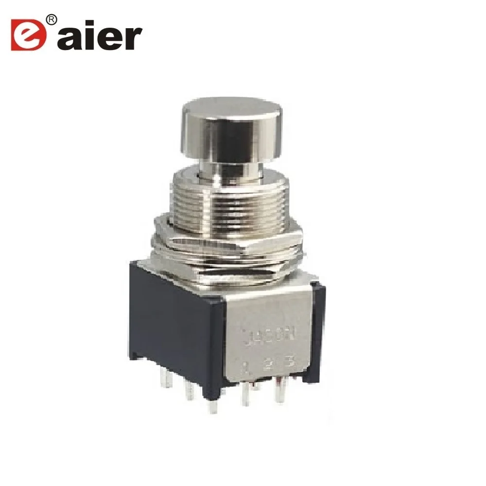 

2PCS PBS-24-312SP 4A 125VAC PCB Terminal ON-Momentary ON Type Black Color Guitar Effects Pedal Stomp Box Guitar Parts