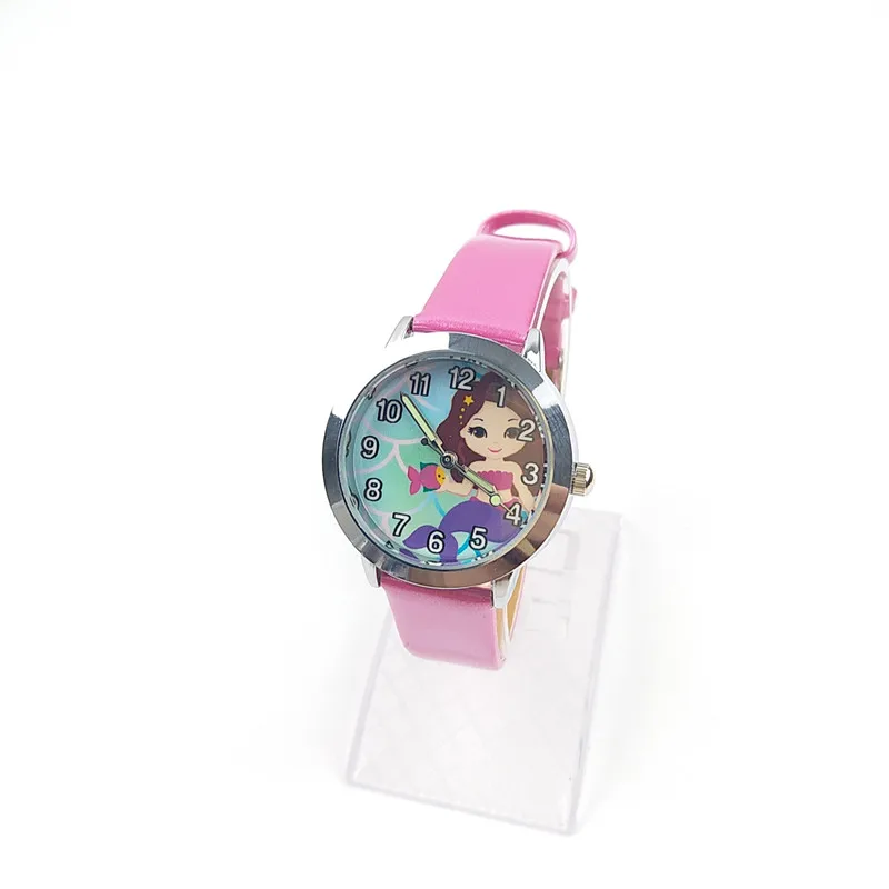 10 блок/лот смесь Оптовые Relojes Mujer Мода Русалка часы для девочек маленькие кожаные часы наручные часы Feminino