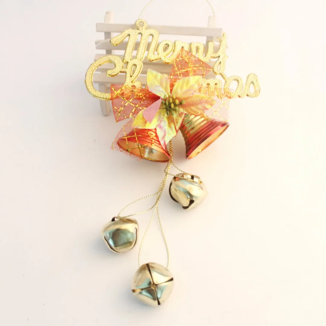 Merry Christmas Door Tree Hanging Small Bell Decoration Home Party Ornaments New
